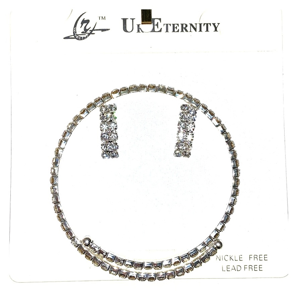 Jeweled Chocker and Matching Earrings